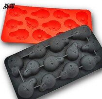 Grimace ghosts screaming soft Glue Creative ice grid wis ice cube box chocolate bar mold Halloween props