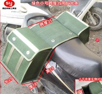 Motorcycle rear tail bag piggyback bag side canvas Electric car postal bag Rear seat side bag Double-layer large capacity