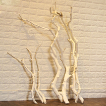 White keel pole natural dead tree shape dead branch tree branch dry branch window DIY decoration American country wedding arch