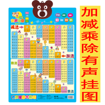 Add subtract multiply and divide Sound flipchart multiplication formula table Sound flipchart Primary school students digital Pinyin literacy early education full set