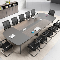 Desk conference table long table brief modern training reception in talks conference room desk and chairs combined furniture