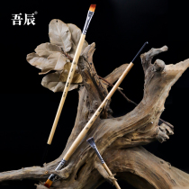 Wuchen nylon gouache single set Acrylic paint pen Watercolor oil painting pen Art student painting pen Beginner painting brush Hook line pen Fan-shaped pen Oblique peak pen Flat peak pen Yimu