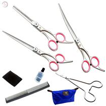 Pet dog supplies book scissors hair artifact beauty scissors dog hair Special bending scissors Teddy hairdressing set