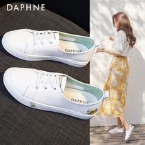 Daphne white shoes womens shoes 2021 new summer thin paragraph joker single shoes burst a pedal flat shoes