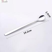 Chef test spoon stainless steel small spoon small seasoning spoon small commercial kitchen coffee spoon shake sound tea