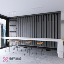 3d iron container Net red wall panel dance room milk tea shop integrated board clothing store live room background gusset board