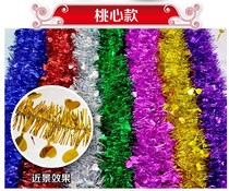 Ribbons New Years Day madder plus ribbons Shiny New Years Christmas wool strips Thick color strips Color strips encrypted decoration