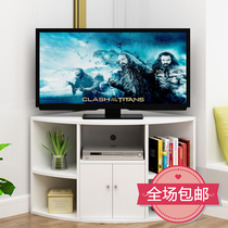 Triangle new corner corner arc high cabinet locker bedroom combination simple TV cabinet living room cabinet can be customized
