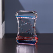 Hourglass timer childrens time a set of water liquid learning cute ornaments about sand bottle oil dripping