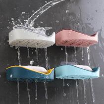 Fat house box punch-free paste soap box is strong and unscented and strong on the wall soap box soap rack