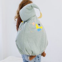 Baby cloak cloak autumn and winter out windproof thick cotton baby winter coat children bag is Princess shawl