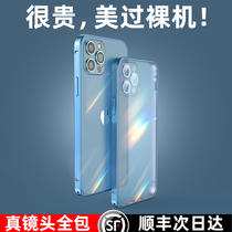 Apple 12 mobile phone case iPhone11ProMax metal frame Pro anti-fall Max ultra-thin transparent protective cover lens all-inclusive matte silicone new high-end sense 2021 male i