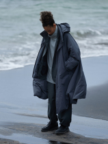 EviStub 21FW function outdoor hidden hat long trench coat Japanese casual coat men and women Cityboy