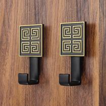 New Chinese entry-door hooks into the doorway Wall Xuanguan Cloak Wardrobe Hooks Single Golden Light Lavish Gusto