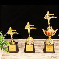 Custom wushu taekwondo trophy statuette tae B punch natural dao le portion plastic taekwondo road races-whether its your trophy