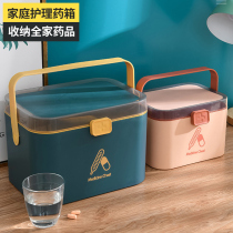 Medicine box household medicine box medicine storage box home large storage box portable clinic emergency medical box