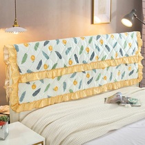 Pure Cotton Fields Garden Clip Cotton Fabric Art Bedside Hood Headboard Sleeve Dust Cover 1 5 1 8 m Backrest Hood Soft Bag Protective Sleeve