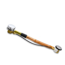 Bathtub drain pipe drainer One-piece Bathtub drain pipe Hose drainer Bathtub accessories with overflow copper one-piece