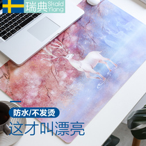 Suitable for Swedish SKALDYLANG warm table mat student heating mouse pad heating pad office computer desktop fever warmer pad electric hot USB warm hand pad table cushion oversize winter