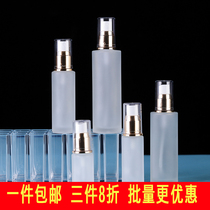 Glass cosmetics bottle emulsion bottle press type portable travel Foundation Toner Spray bottle fine mist