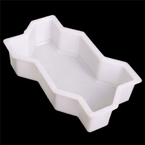 Three Waves Shape Garden Path Concrete Plastic Brick Mold DI
