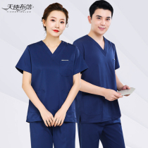 Hand washing clothes Womens short-sleeved suit Long-sleeved dentist dental brush hand suit Surgical suit Operating room overalls