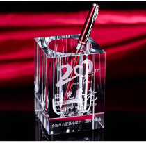  Crystal pen holder creative decoration custom class graduation souvenir classmate party practical gift gift printing logo