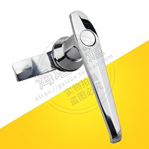 Thickened enhanced communication cabinet door handle MS304-2 electrical cabinet door lock chrome-plated toolbox power distribution cabinet handle lock