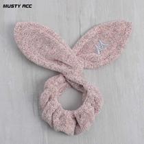 Face wash womens hair band simple bamboo charcoal fiber mask hair hoop cute hair sleeve womens non-slip wash hair band