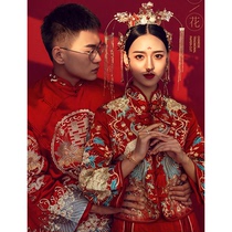 Xiuhe uniform bride 2021 spring and summer new Chinese wedding dress dress dress slim dragon and phoenix coat small man out of the Cabinet