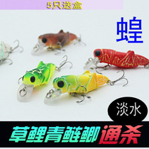 Luya new product simulation grasshopper Luya bait Insect bait Freshwater grass carp silver carp Crucian carp bait Luminous bait lures 