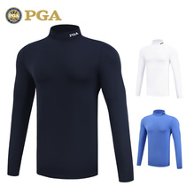 American PGA golf beating undershirt mens spring and summer clothing high collar Long sleeves T-shirt mens clothes jersey clothes