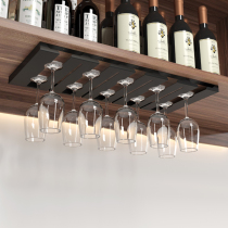 Wine glasses shelf household upside down suspension bracket light luxury high-end goblet rack red wine rack decoration rack