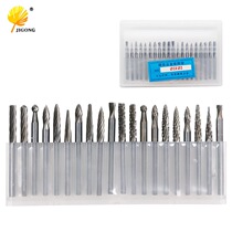 Rotary file grinding head hard 3mm handle tungsten steel grinding head alloy milling cutter wind mill electric grinding tungsten steel accessories tungsten steel