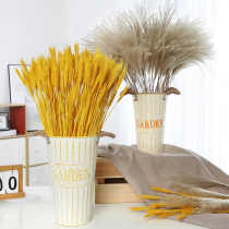 Natural wheat ears Reed dried flowers with vases home furnishings real flowers air dried bouquet opening ceremony decoration dry flower arrangement