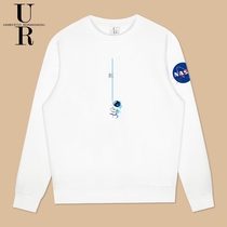 NASA astronaut joint sweater men and womens clothes 2021 new spring and autumn round neck thin section long-sleeved couples outfit