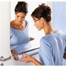 Mirror sticker Glass soft mirror wall shake sound self-adhesive dormitory home full body bathroom small mirror Bathroom mirror