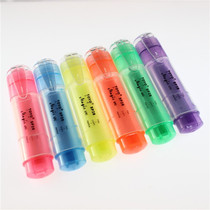 TOYO fluorescent color pen tasteless candy color oblique head transparent rod color marker pen rough stroke key thick fluorescent watercolor pen SP28