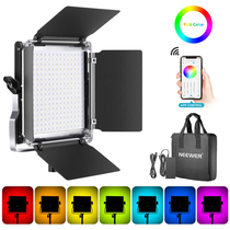 Newer led photography light fill light full color rgb three basic color Net Red live broadcast micro film shooting always light professional camera light outside portrait photo video film and television outdoor light soft light