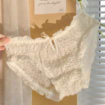Gouache petals ~ Autumn and winter pink girls underwear womens new 2022 popular fashion ladies high-value crotch