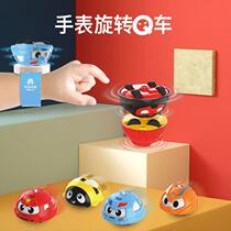 Childrens new interactive magic pair Warring trolley Inertial Fingertip Deformation Swivel Stunt Top Q Car Dazzle Toy