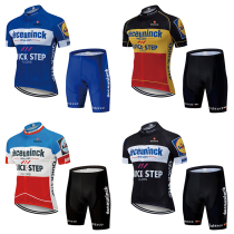 2022 New Summer Riding Suit Quick Dry Breathable Short Sleeve Mens Blouse Riding Shorts Mountain Bike Suit