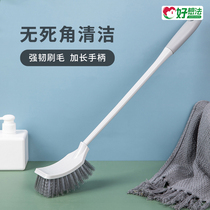 Toilet brush no dead corner home toilet water pump toilet hotel squat pit long handle soft hair wash toilet artifact
