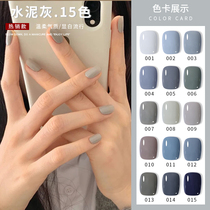 Light therapy Nail Polish glue 2021 new fashion color autumn and winter gray nude nail salon special set set