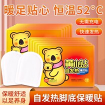 Warm Foot Sticker Fever Warm Baby Pain Reflexology Sole Cold And Warm Convenience Warm Baby Stick Hot Sticker Anti-Chill Woman Winter Foot Warm Up