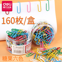 0038 paper clip stationery clip color candy color large metal triangle pin bookmark creative cute financial binding document office supplies thick fixed clothes paper clip