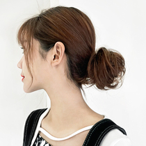 True hair Hairband wig female ball floral headdress bract fluffy natural wig bag lazy hair artifact headdress floral headdress