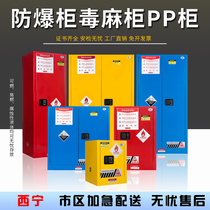 Xining industrial explosion-proof cabinet Chemical safety cabinet Hazardous hazardous chemicals explosion-proof box 4 12 gallon storage cabinet