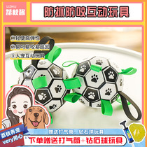 Lychee sauce Dog Football toy ball big and small dog training interactive bite ball pet puzzle relief self-hi ball