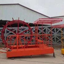 Water interactive amusement equipment Net red amusement boat human foot pedal water spray boat park water surface sightseeing equipment manufacturers